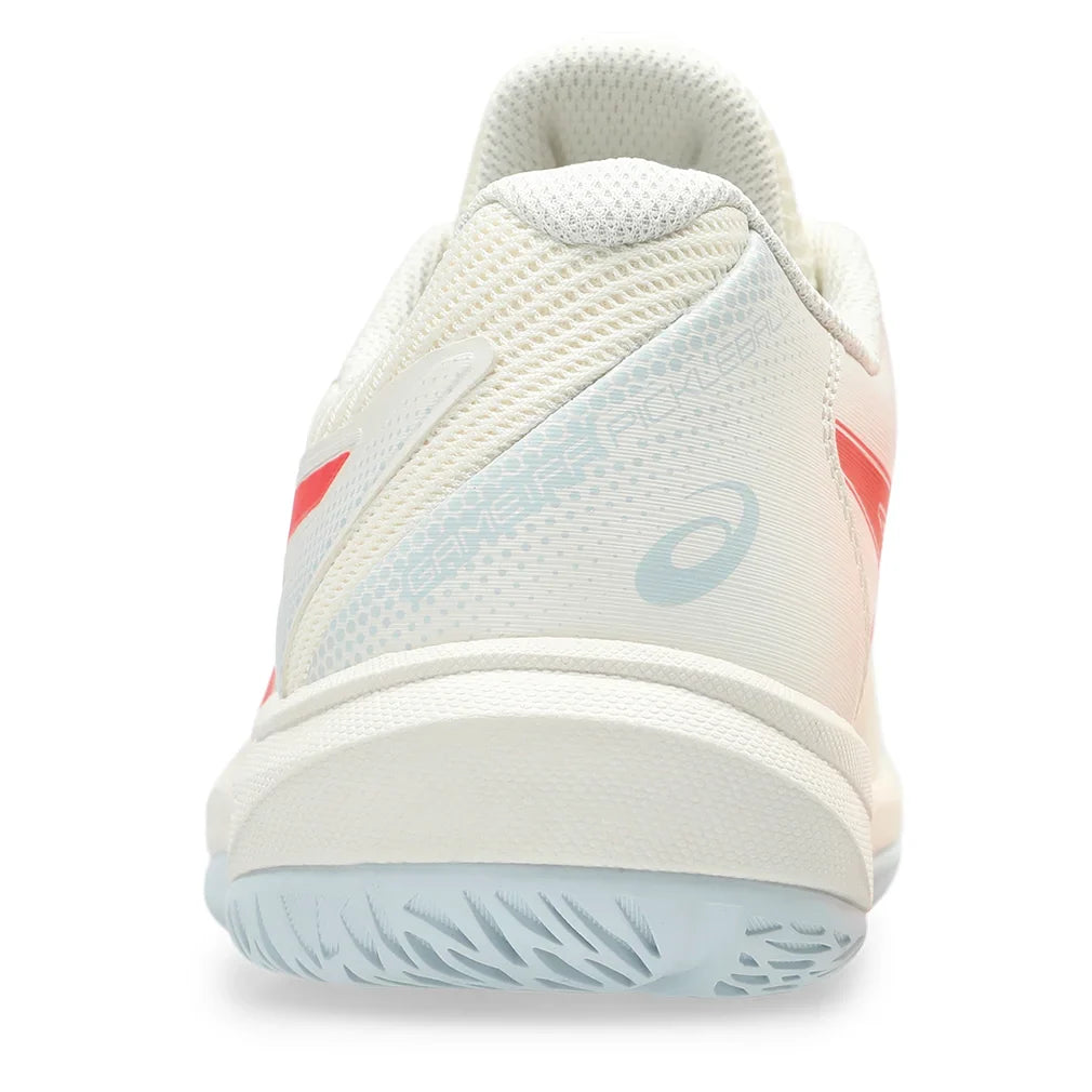 Women`s Game FF Pickleball Shoes Cream and Flash Red Footwear Asics