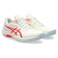 Women`s Game FF Pickleball Shoes Cream and Flash Red Footwear Asics