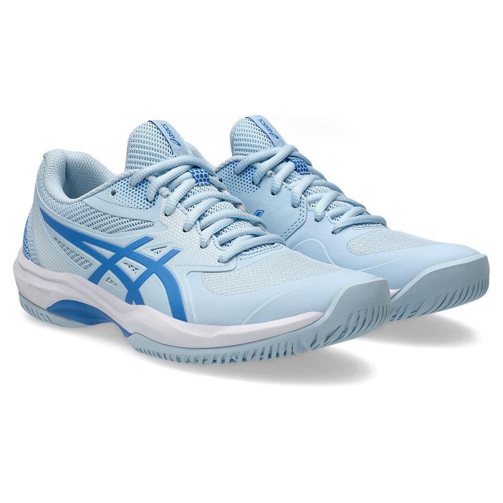 Women`s Game FF Pickleball Shoes Light Blue and Coast Footwear Asics