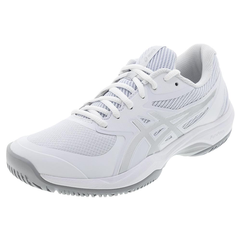 Women`s Game FF Tennis Shoes White and Pure Silver Footwear Asics