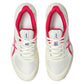 Women`s Game FF Tennis Shoes Cream and Bright Rose Footwear Asics