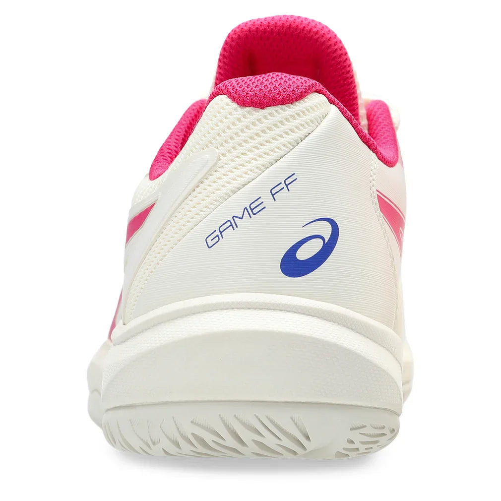 Women`s Game FF Tennis Shoes Cream and Bright Rose Footwear Asics