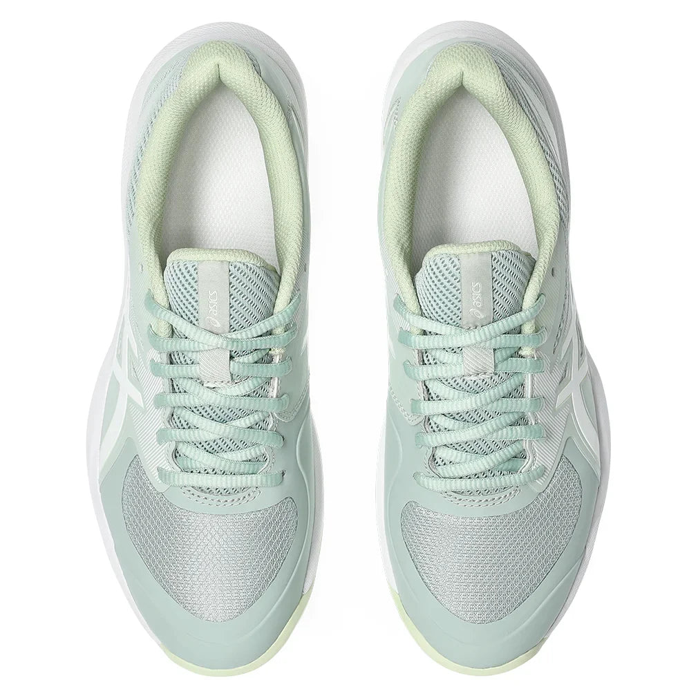 Women`s Game FF Tennis Shoes Lichen Rock and White Footwear Asics