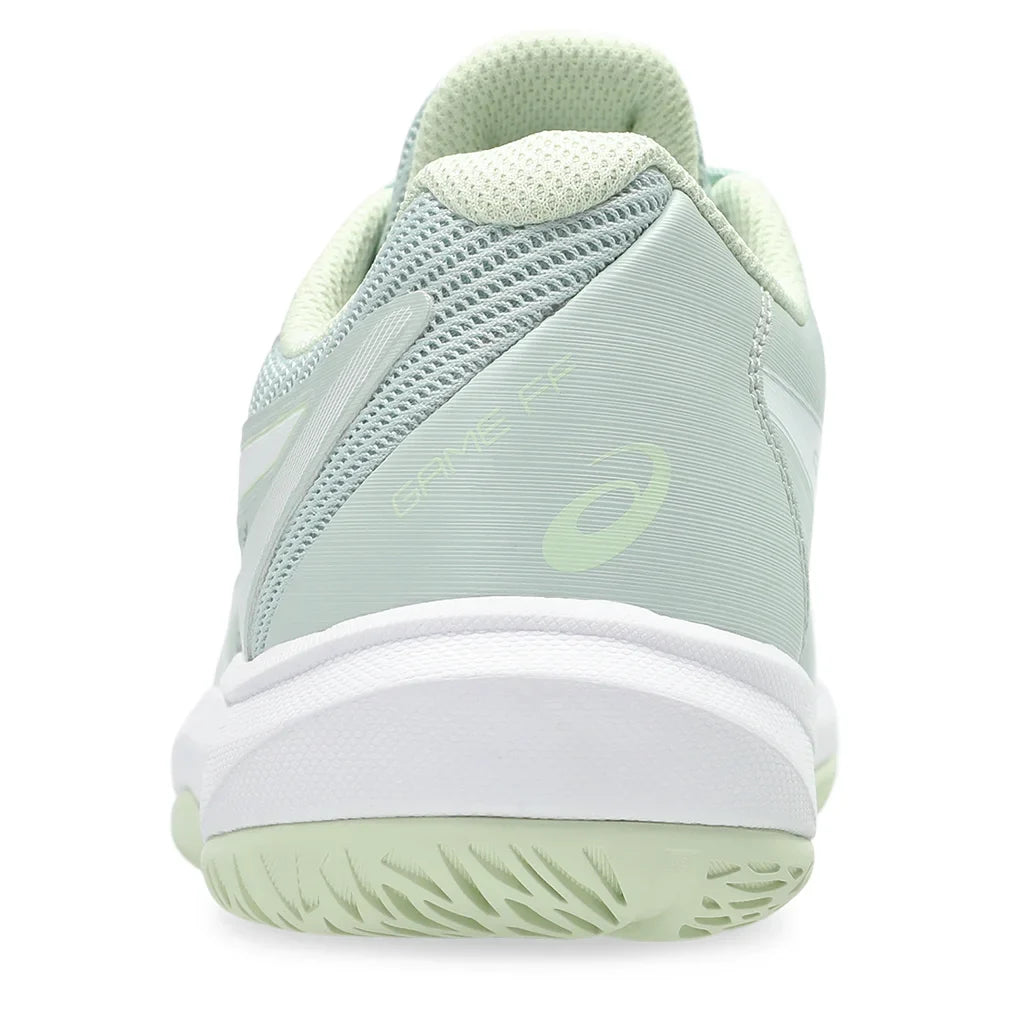 Women`s Game FF Tennis Shoes Lichen Rock and White Footwear Asics