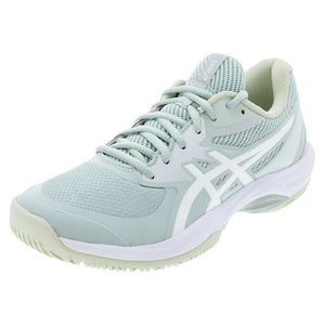 Women`s Game FF Tennis Shoes Lichen Rock and White Footwear Asics