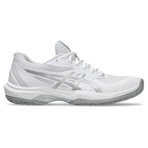 Women`s Game FF Tennis Shoes White and Pure Silver Footwear Asics