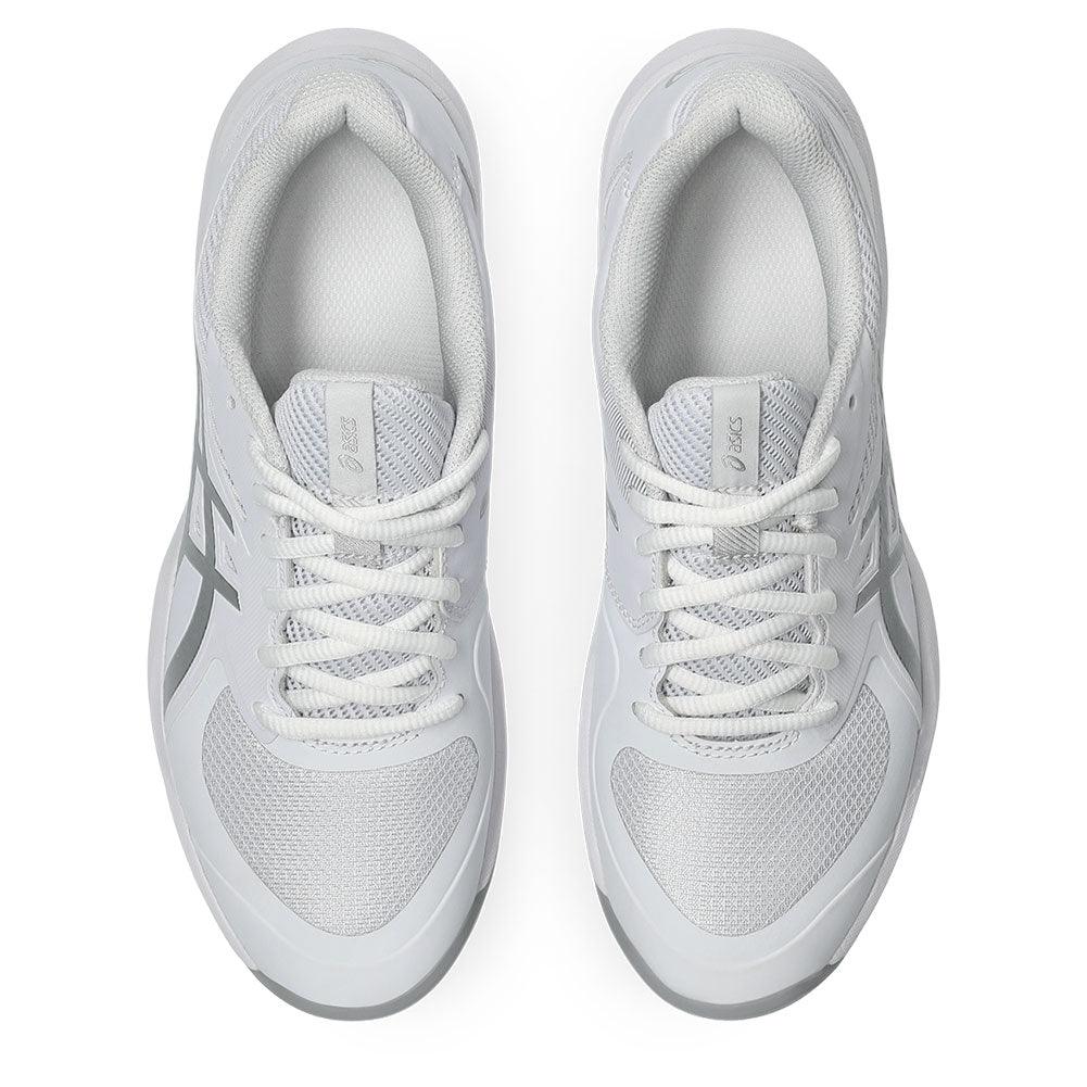 Women`s Game FF Tennis Shoes White and Pure Silver Footwear Asics