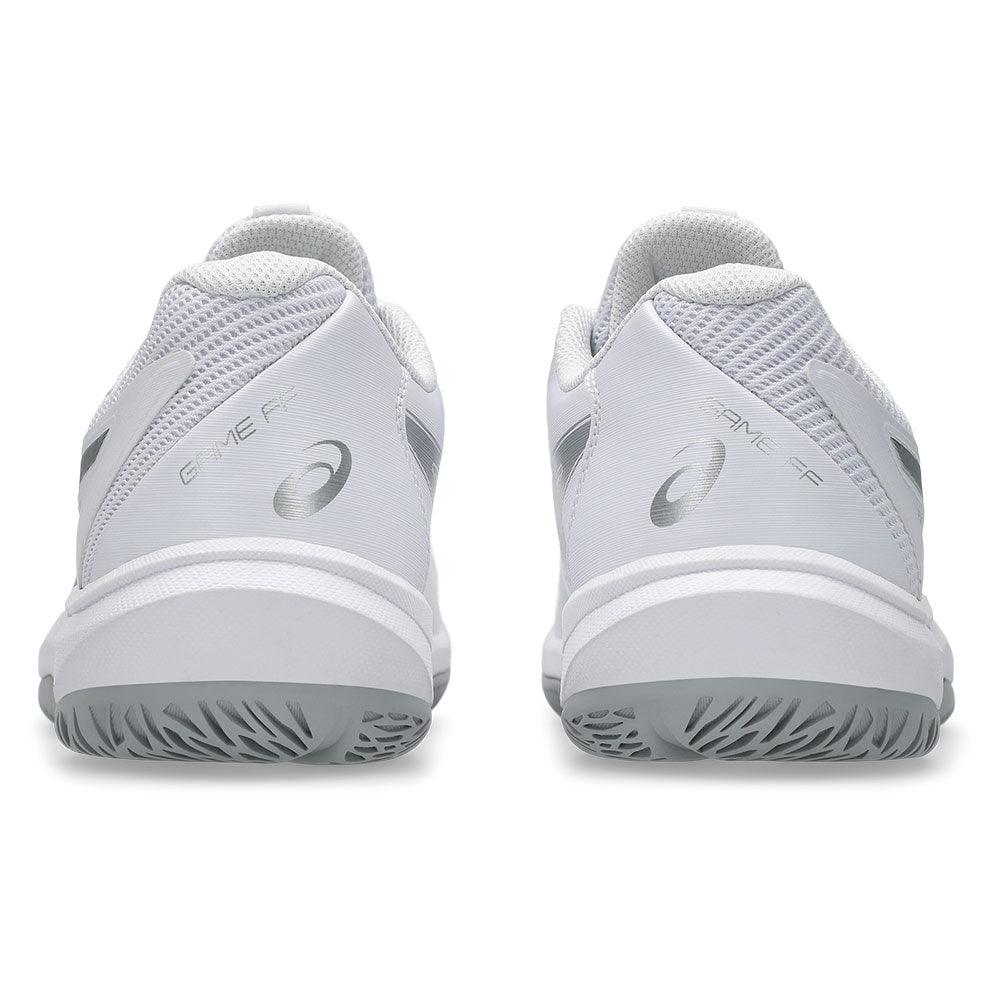 Women`s Game FF Tennis Shoes White and Pure Silver Footwear Asics