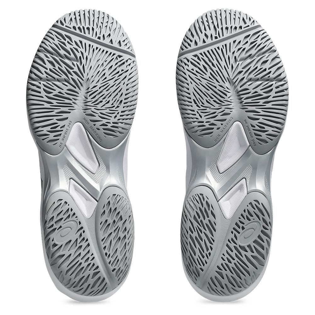 Women`s Game FF Tennis Shoes White and Pure Silver Footwear Asics