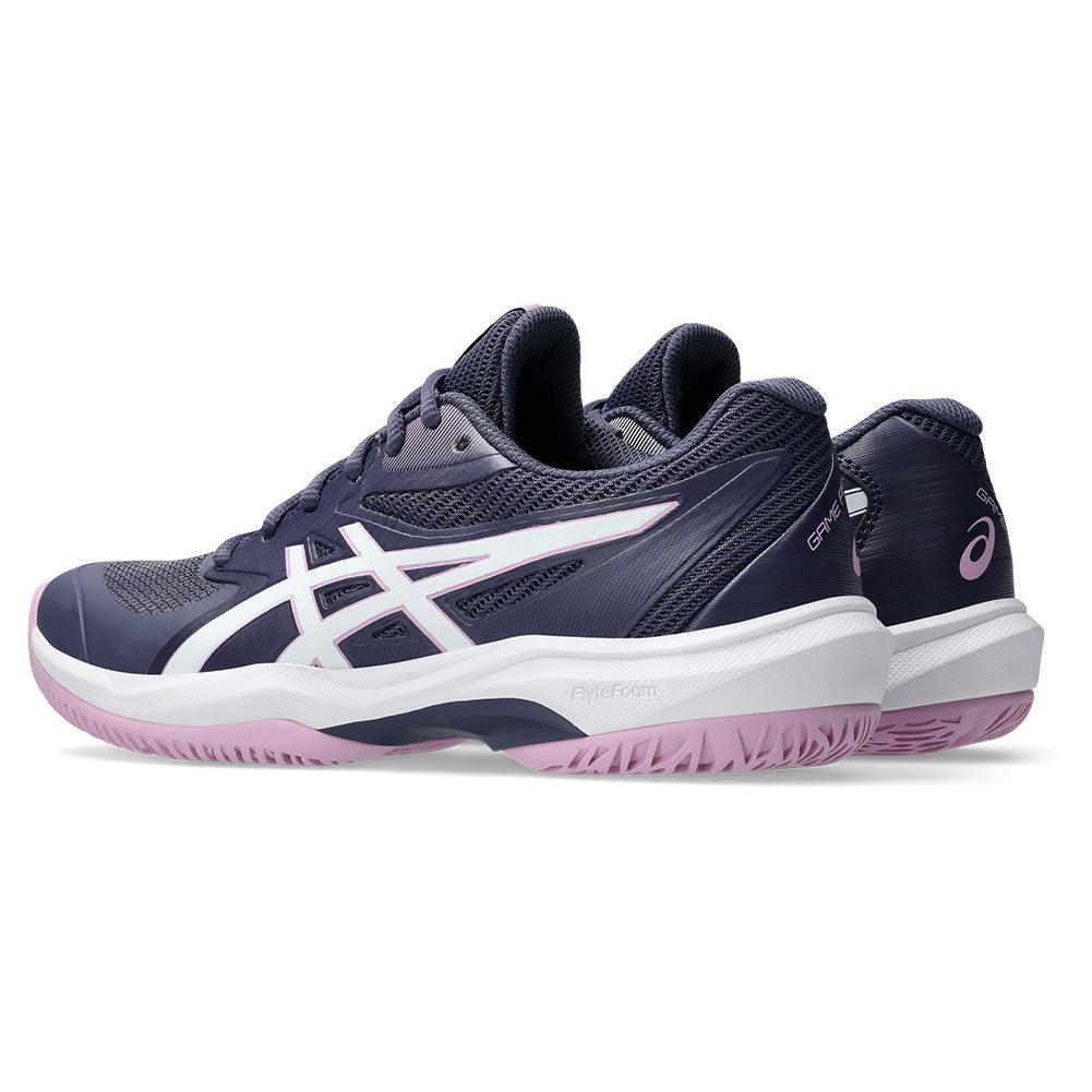 Women`s Game FF Tennis Shoes Indigo Fog and White Footwear Asics