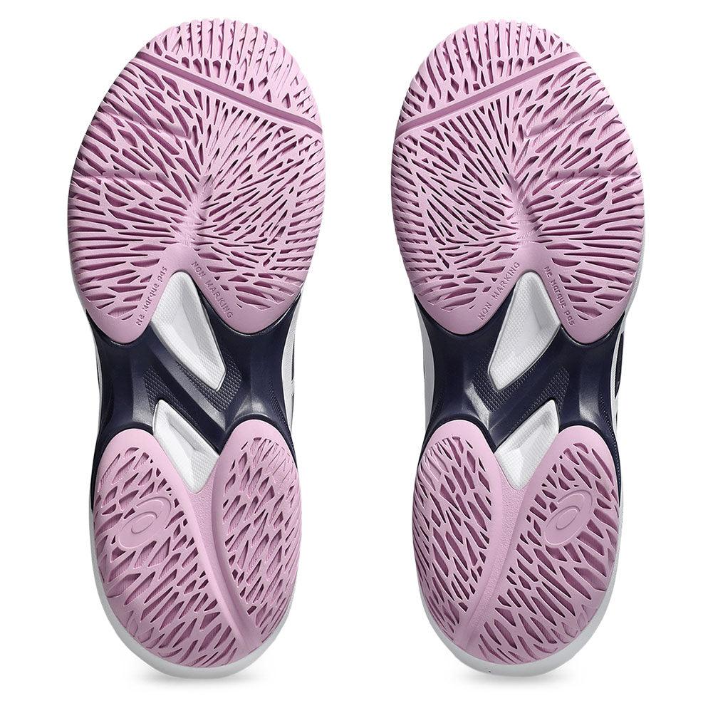 Women`s Game FF Tennis Shoes Indigo Fog and White Footwear Asics