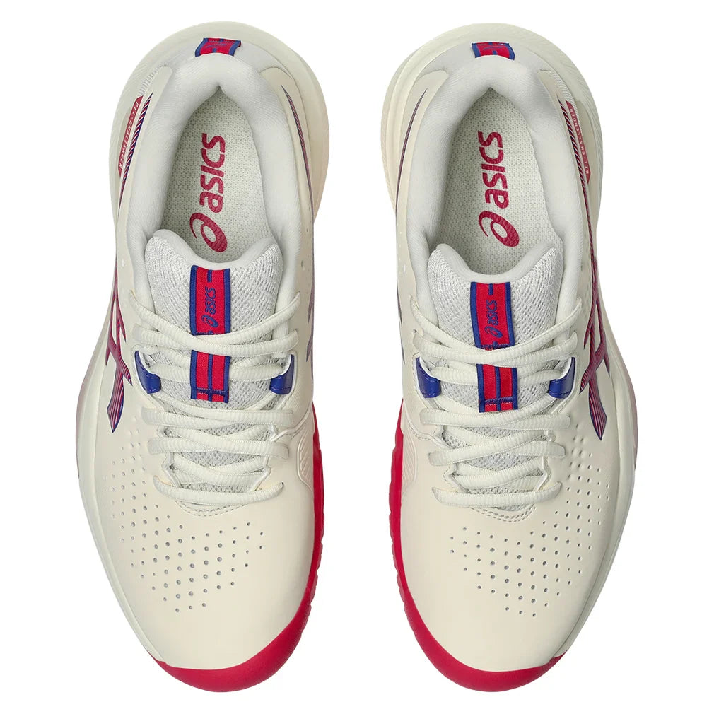 Women`s GEL-Challenger 15 Tennis Shoes Cream and Bright Rose Footwear Asics