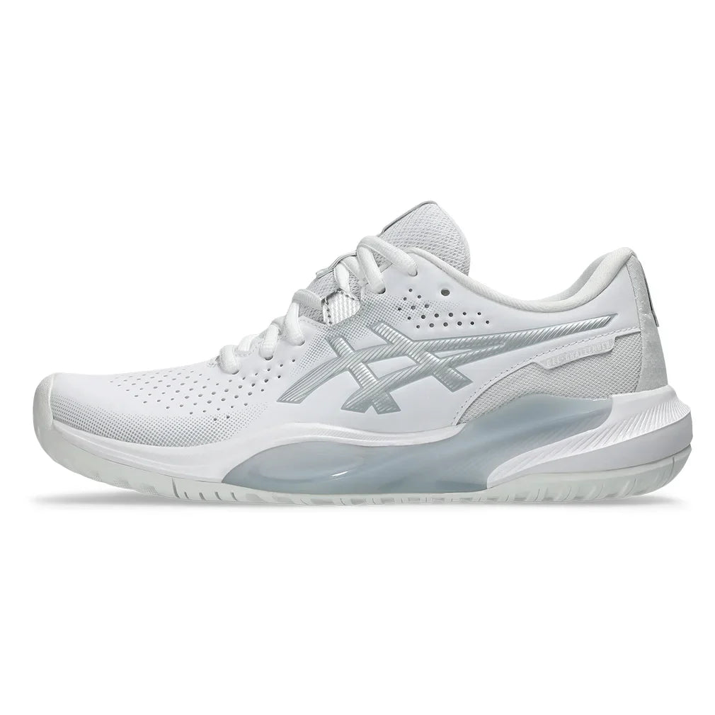 Women`s GEL-Challenger 15 Tennis Shoes White and Pure Silver Footwear Asics