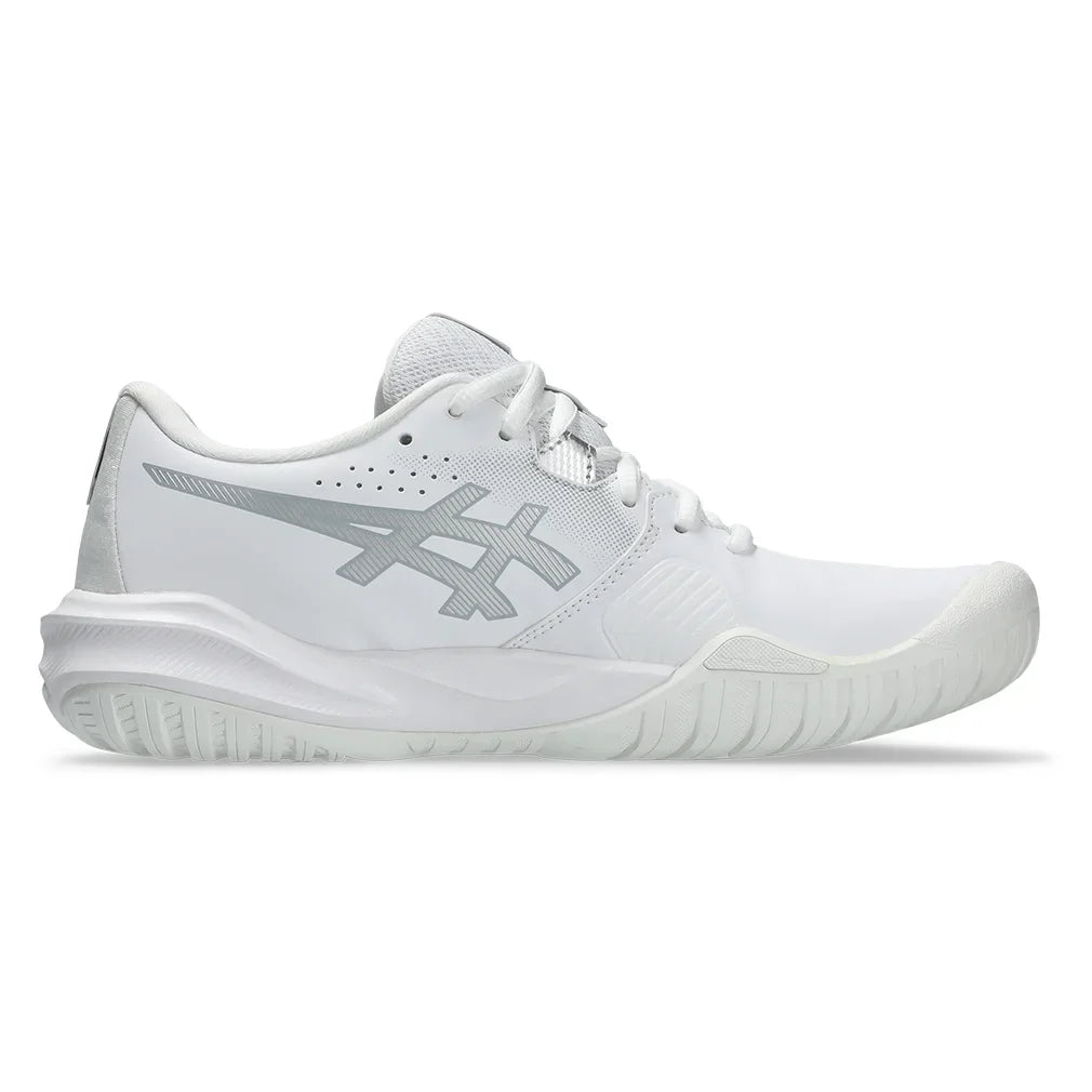 Women`s GEL-Challenger 15 Tennis Shoes White and Pure Silver Footwear Asics