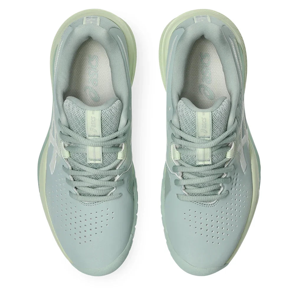 Women`s GEL-Challenger 15 Tennis Shoes Lichen Rock and Whisper Green Footwear Asics