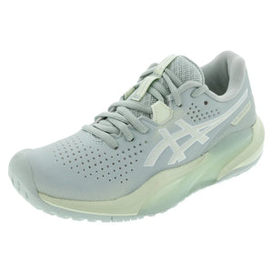Women`s GEL-Challenger 15 Tennis Shoes Lichen Rock and Whisper Green Footwear Asics