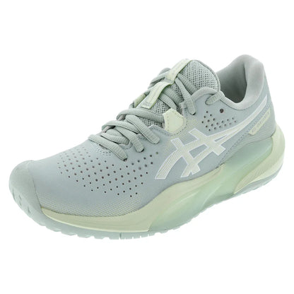 Women`s GEL-Challenger 15 Tennis Shoes Lichen Rock and Whisper Green Footwear Asics