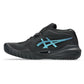 Women`s Night Energy GEL-Resolution X Tennis Shoes Black and Prism Blue Footwear Asics