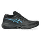 Women`s Night Energy GEL-Resolution X Tennis Shoes Black and Prism Blue Footwear Asics