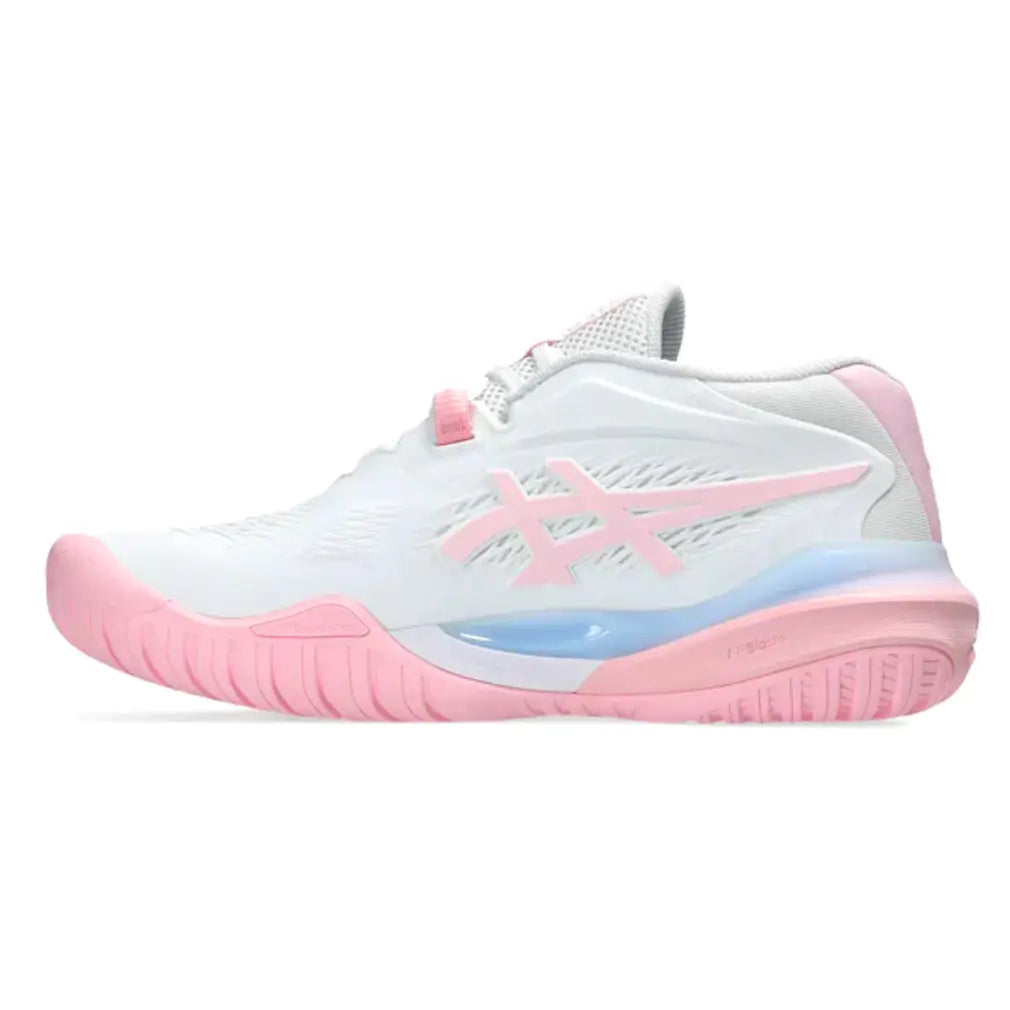 Women`s GEL-Resolution X Tennis Shoes White and Pink Salt Footwear Asics