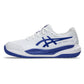 Juniors` GEL-Resolution X GS Tennis Shoes White and Dark Cobalt Footwear Asics