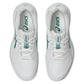 Juniors` GEL-Resolution X GS Tennis Shoes White and Pitch Green Footwear Asics