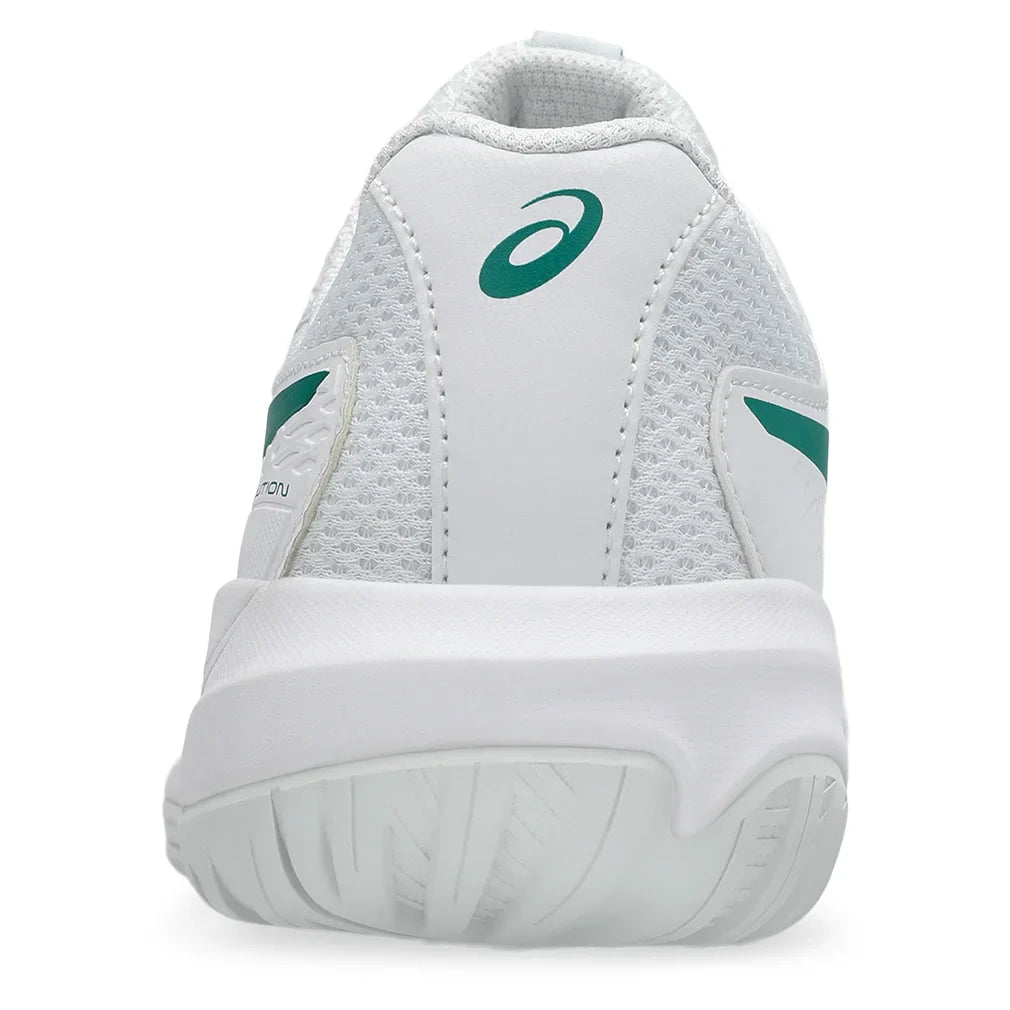Juniors` GEL-Resolution X GS Tennis Shoes White and Pitch Green Footwear Asics