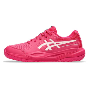 Juniors` GEL-Resolution X GS Tennis Shoes Bright Rose and Cream Footwear Asics