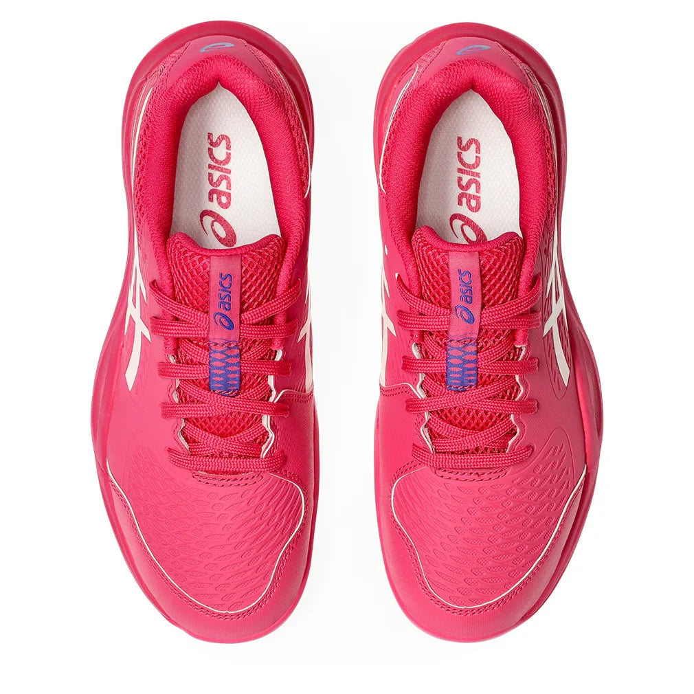 Juniors` GEL-Resolution X GS Tennis Shoes Bright Rose and Cream Footwear Asics