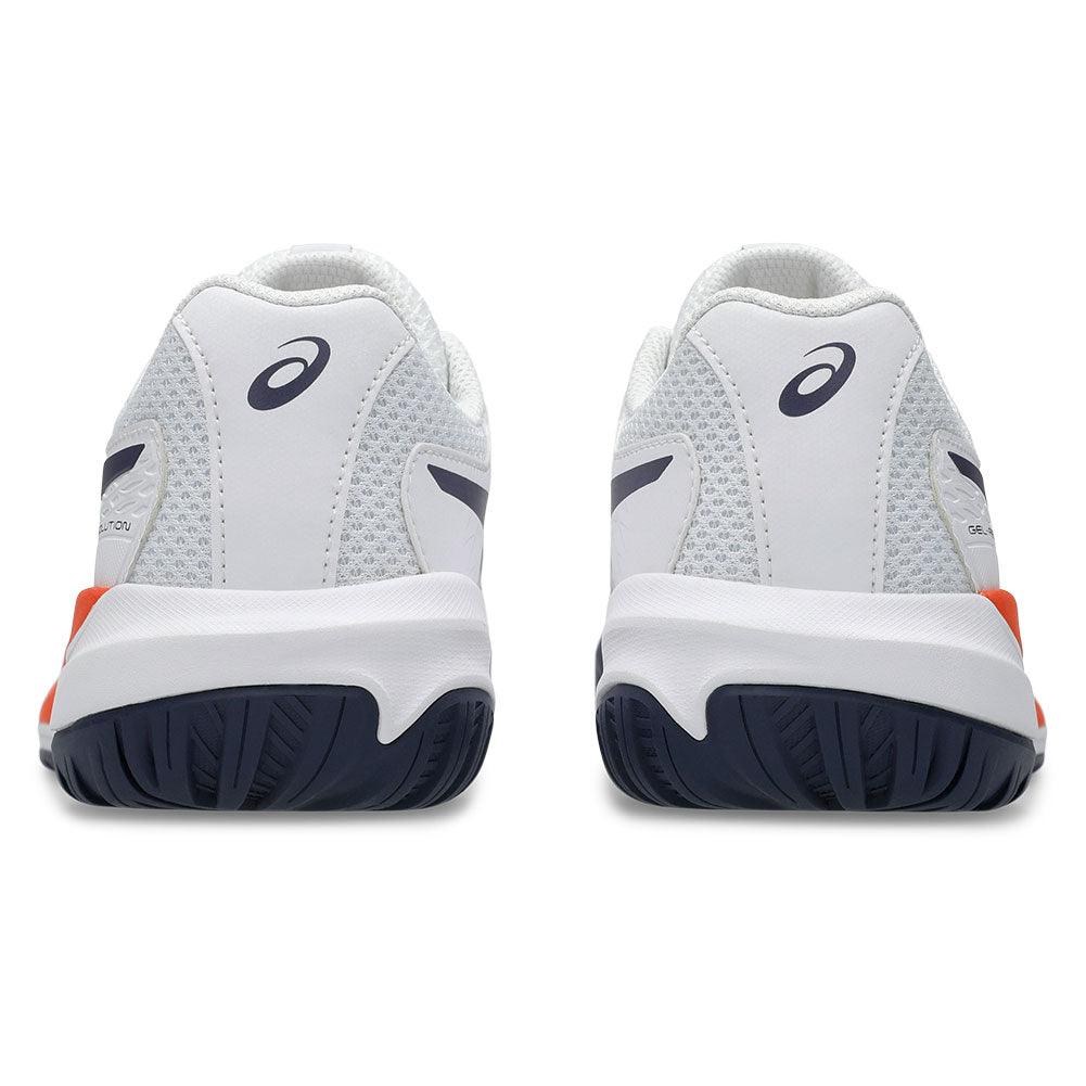 Juniors` GEL-Resolution X GS Tennis Shoes White and Greyish Purple Footwear Asics