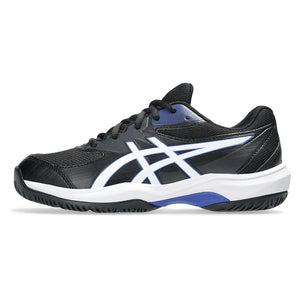 Juniors` GEL-Game GS Tennis Shoes Black and White Footwear Asics