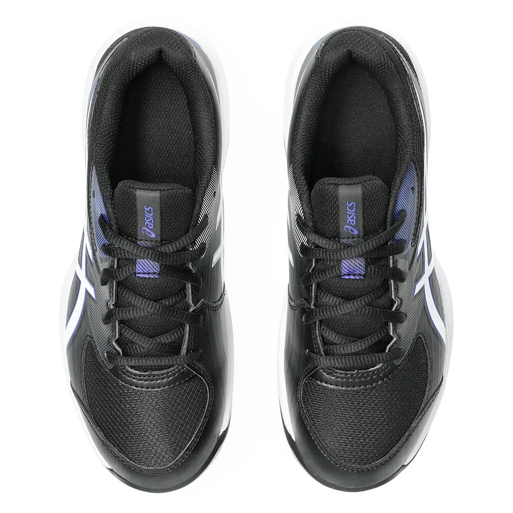 Juniors` GEL-Game GS Tennis Shoes Black and White Footwear Asics