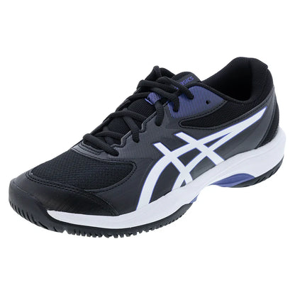 Juniors` GEL-Game GS Tennis Shoes Black and White Footwear Asics