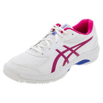 Juniors` GEL-Game GS Tennis Shoes Cream and Bright Rose Footwear Asics
