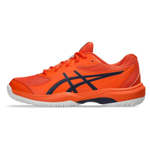 Juniors` GEL-Game GS Tennis Shoes Nova Orange and Indigo Fog Footwear Asics