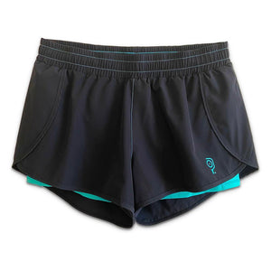 Women's 3 Inch Inseam 2-in-1 Split Pickleball Short Apparel Baddle
