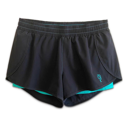 Women's 3 Inch Inseam 2-in-1 Split Pickleball Short Apparel Baddle