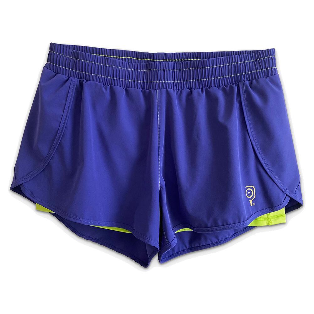 Women's 3 Inch Inseam 2-in-1 Split Pickleball Short Apparel Baddle