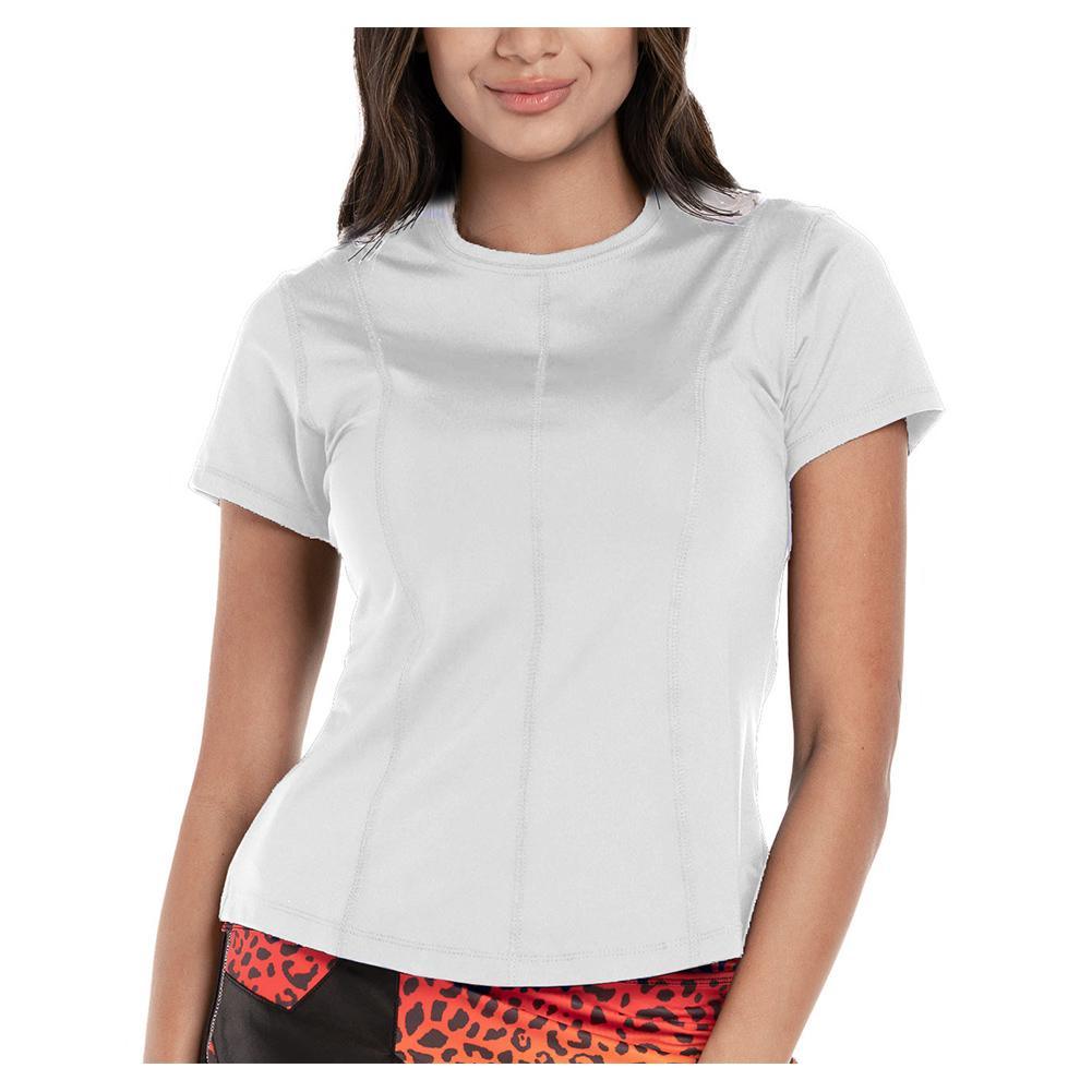 Women's Center Court Short Sleeve Tennis Top Apparel Lucky In Love