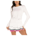 Women's Wrap it Up Long Sleeve Tennis Top Apparel Lucky In Love