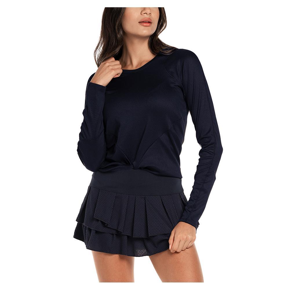 Women's Wrap it Up Long Sleeve Tennis Top Apparel Lucky In Love
