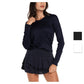 Women's Wrap it Up Long Sleeve Tennis Top Apparel Lucky In Love