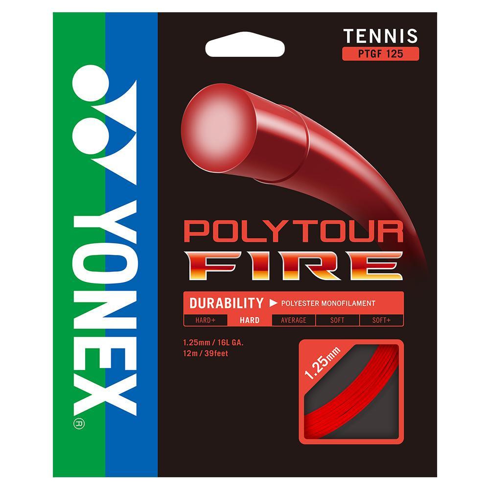 POLYTOUR FIRE Tennis String Red Strings Yonex