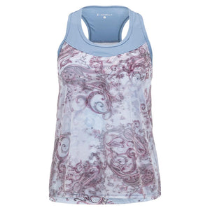Women's Sweet Shots Racerback Tennis Tank Dancing Paisley Apparel Sofibella