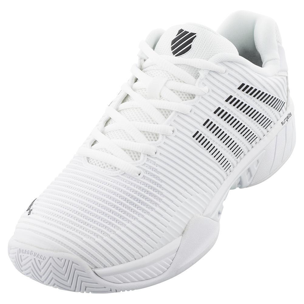 Men's Hypercourt Express 2 Clay Tennis Shoes White and Black Footwear K-Swiss