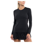 Women's LUV Breeze Long Sleeve Tennis Crew Apparel Lucky In Love