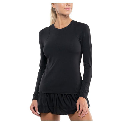 Women's LUV Breeze Long Sleeve Tennis Crew Apparel Lucky In Love