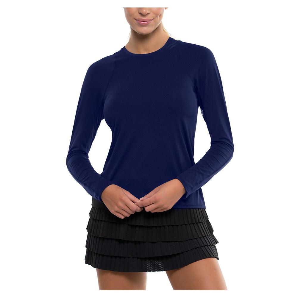 Women's LUV Breeze Long Sleeve Tennis Crew Apparel Lucky In Love