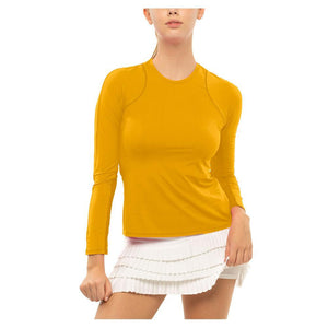 Women's LUV Breeze Long Sleeve Tennis Crew Apparel Lucky In Love