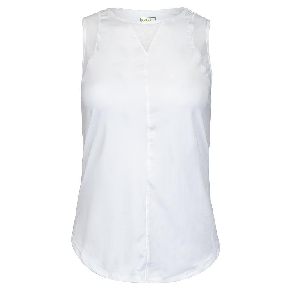 Women's LUV Chill Out Tennis Tank Apparel Lucky In Love